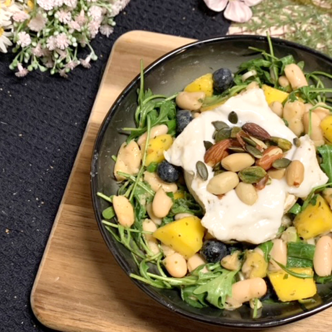 Bohnensalat mit Ziegen-Camembert | Heinrichsthaler - Sächsische ...