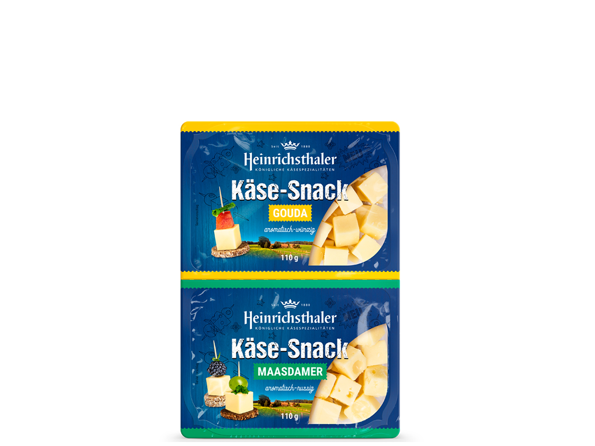 Käse-Snack Gouda + Maasdamer