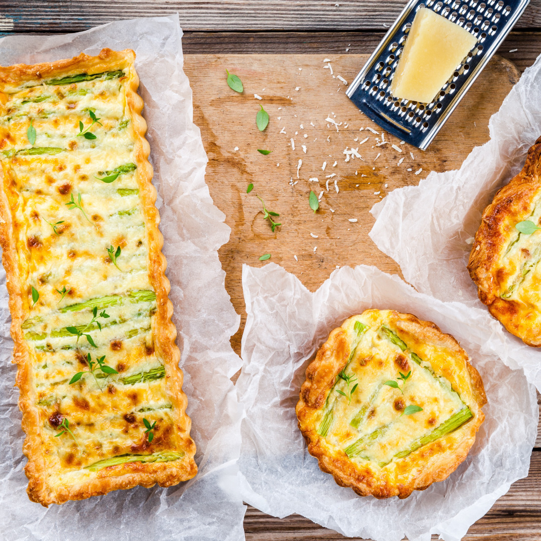 Spargel-Käse-Tarte - Heinrichsthaler