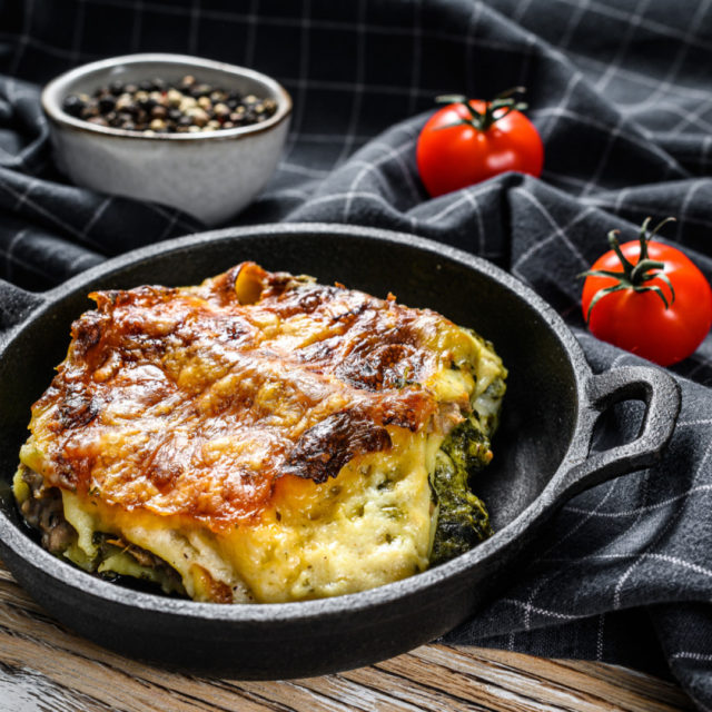 Veggie Gemüse-Lasagne mit Spinat - Heinrichsthaler