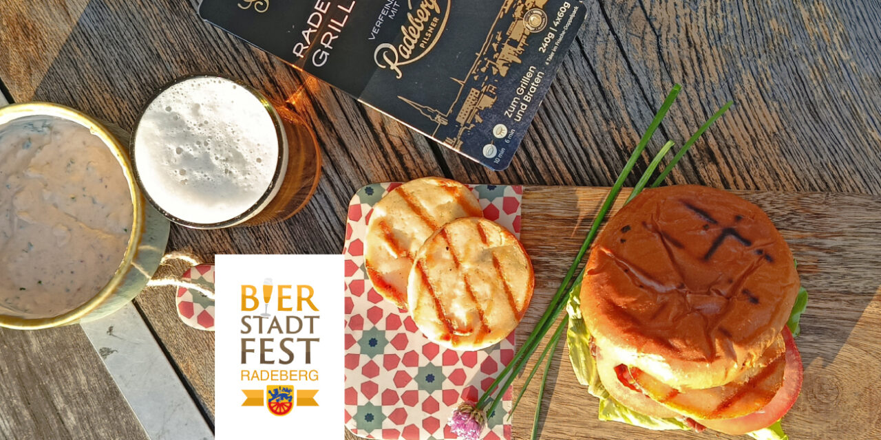 Der neue Radeberger Grilltaler beim Bierstadtfest